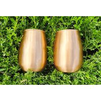 Just Copper Smooth Surahi Cup Set 